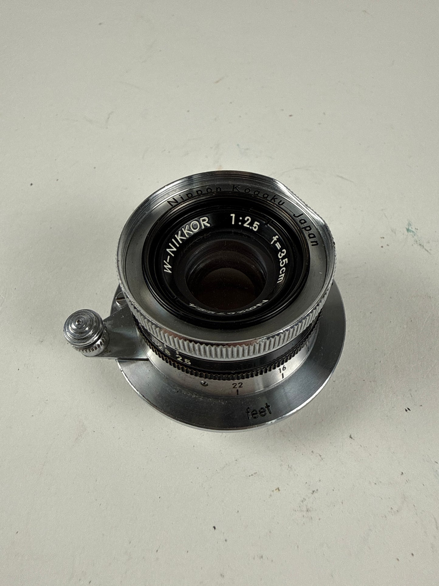NIKON W-Nikkor 35mm 3.5cm F2.5 Leica L39 LTM Lens Rangefinder Black belt