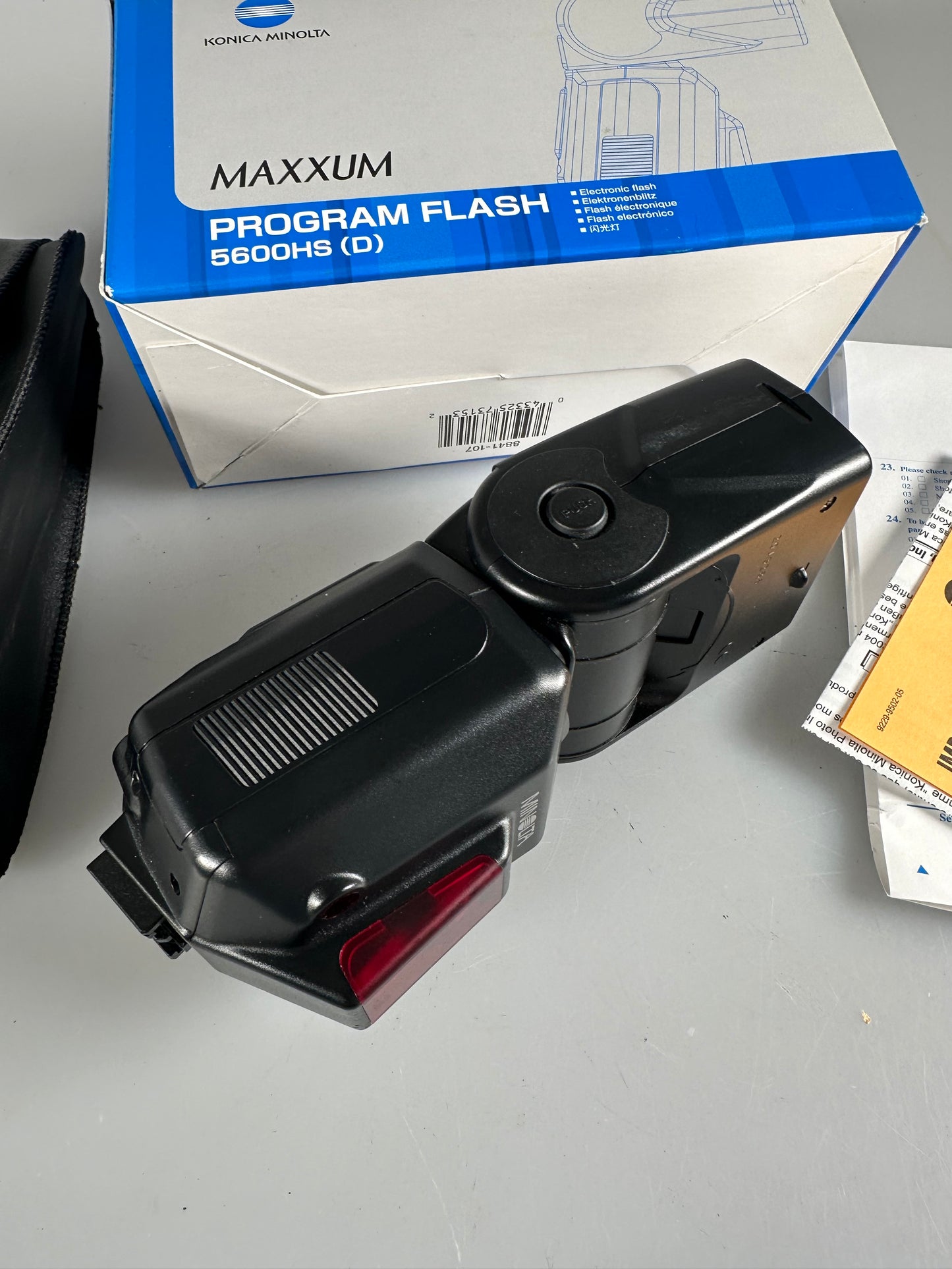 Minolta Program 5600HS (D) Shoe Mount Flash Maxxum