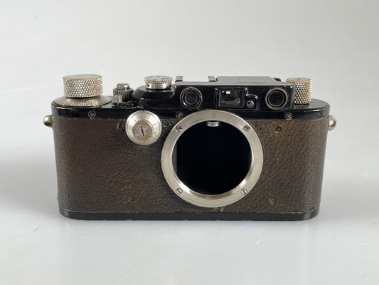 Leica III Model F 35mm Film Rangefinder Black Camera Body