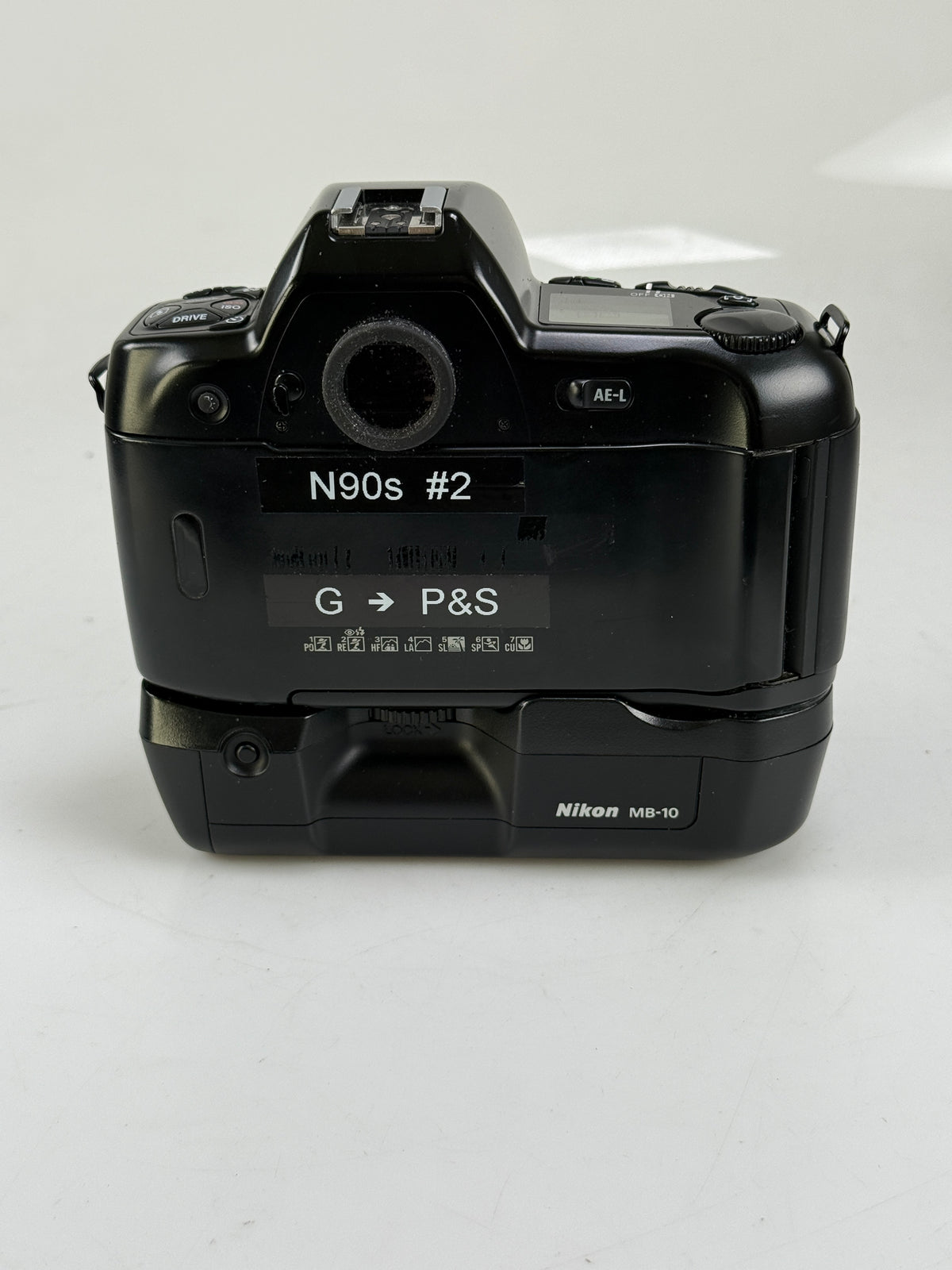 Nikon N90s AF SLR Film Camera Body w MB-10 Grip