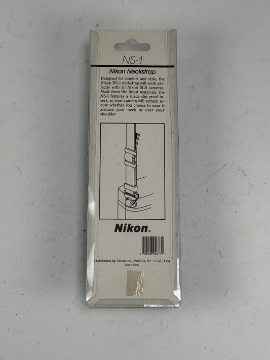 NIKON ORIGINAL VINTAGE NECK SHOULDER CAMERA STRAP YELLOW / GREY NS-1
