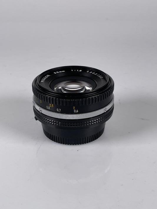Nikon Nikkor Ai-s AIS 50mm f1.8 Lens Prime Pancake SLR