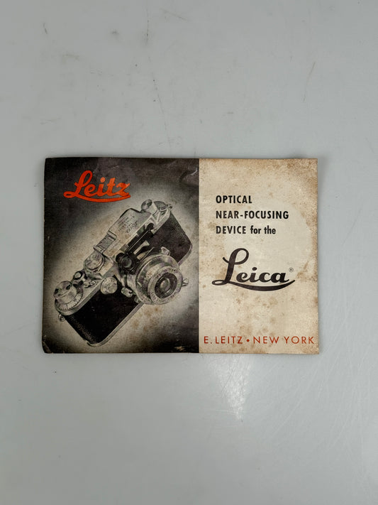 Genuine Leica Nooky Nooky Hesum Instruction Manual Booklet