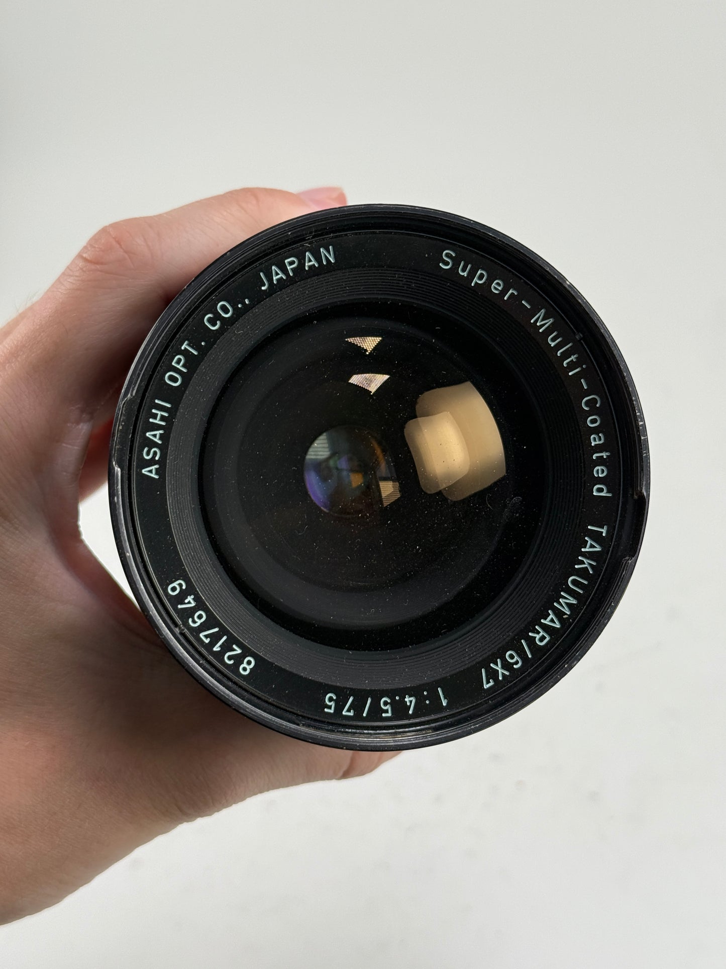 Pentax 6x7 67 75mm f4.5 lens SMC
