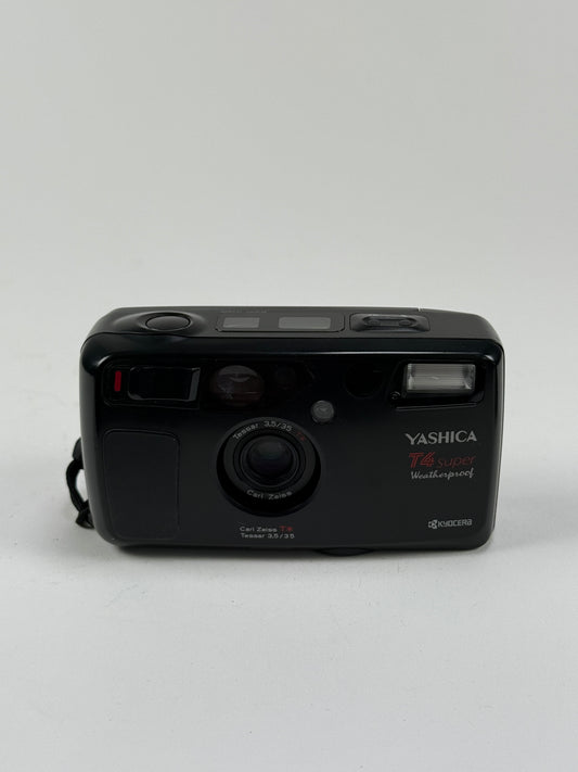 Yashica T4 T* Carl Zeiss 35mm F3.5 Lens Camera black