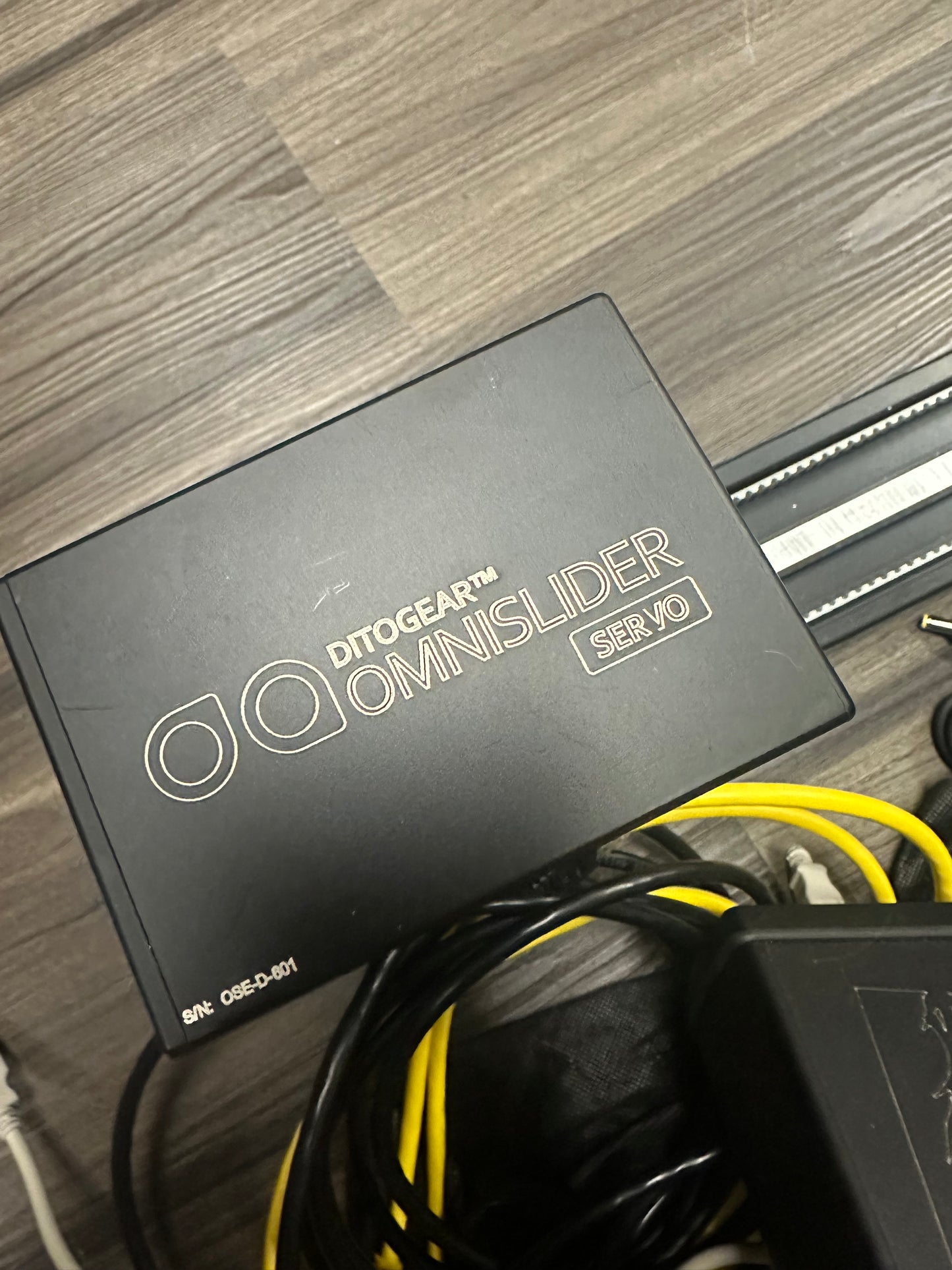 DitoGear OmniSlider linear motion for cinema with OmniHead, lensdrive, dragonbridge