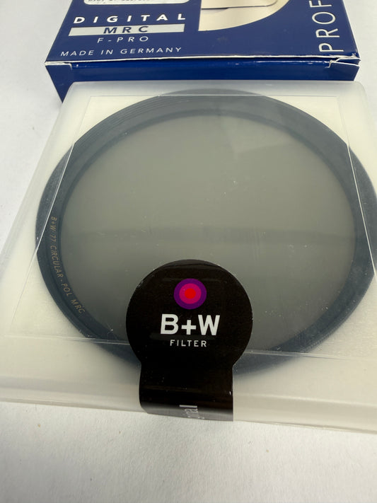 B+W 77mm circular polarizer C-Pol MRC Circular Polarizing filter NOS