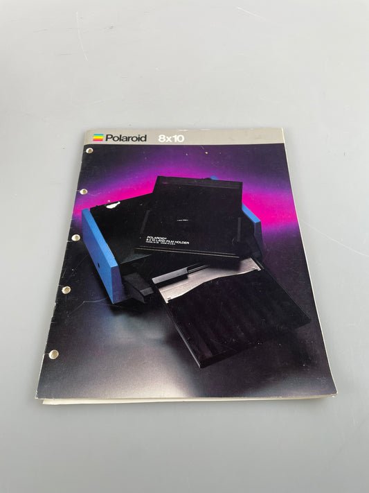 Polaroid 8x10 processor Instruction Manual Booklet