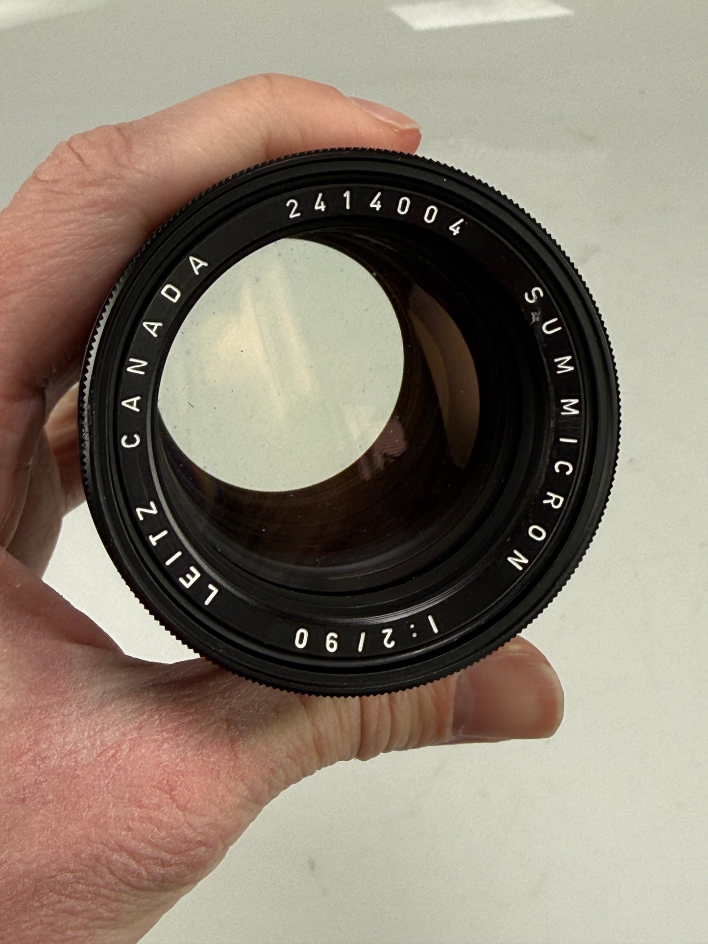 Leica Leitz Summicron M 90mm F2 Black Lens converted to cinema movie camera mount