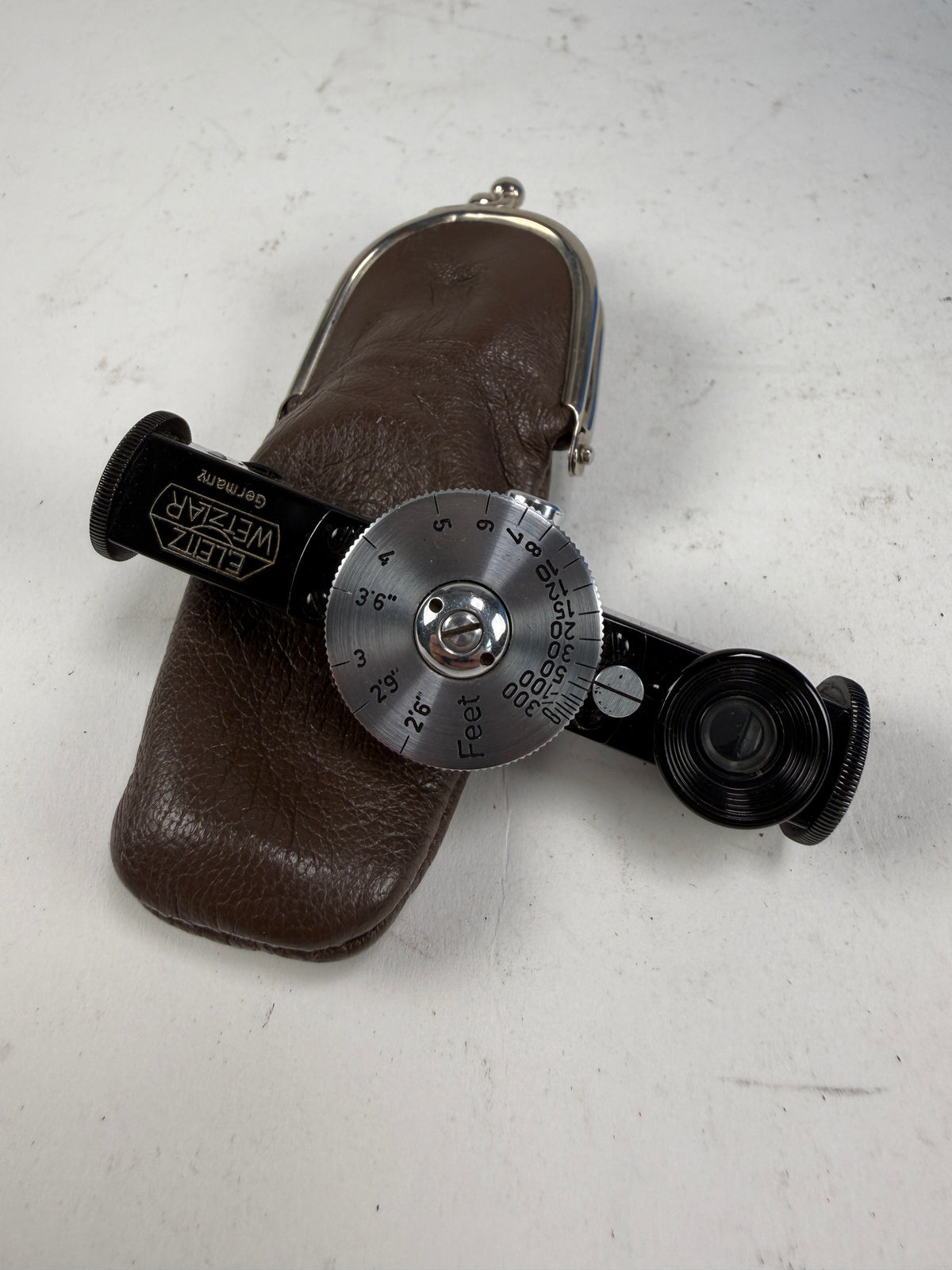 Leica Black paint & Chrome FOKOS Rangefinder with case