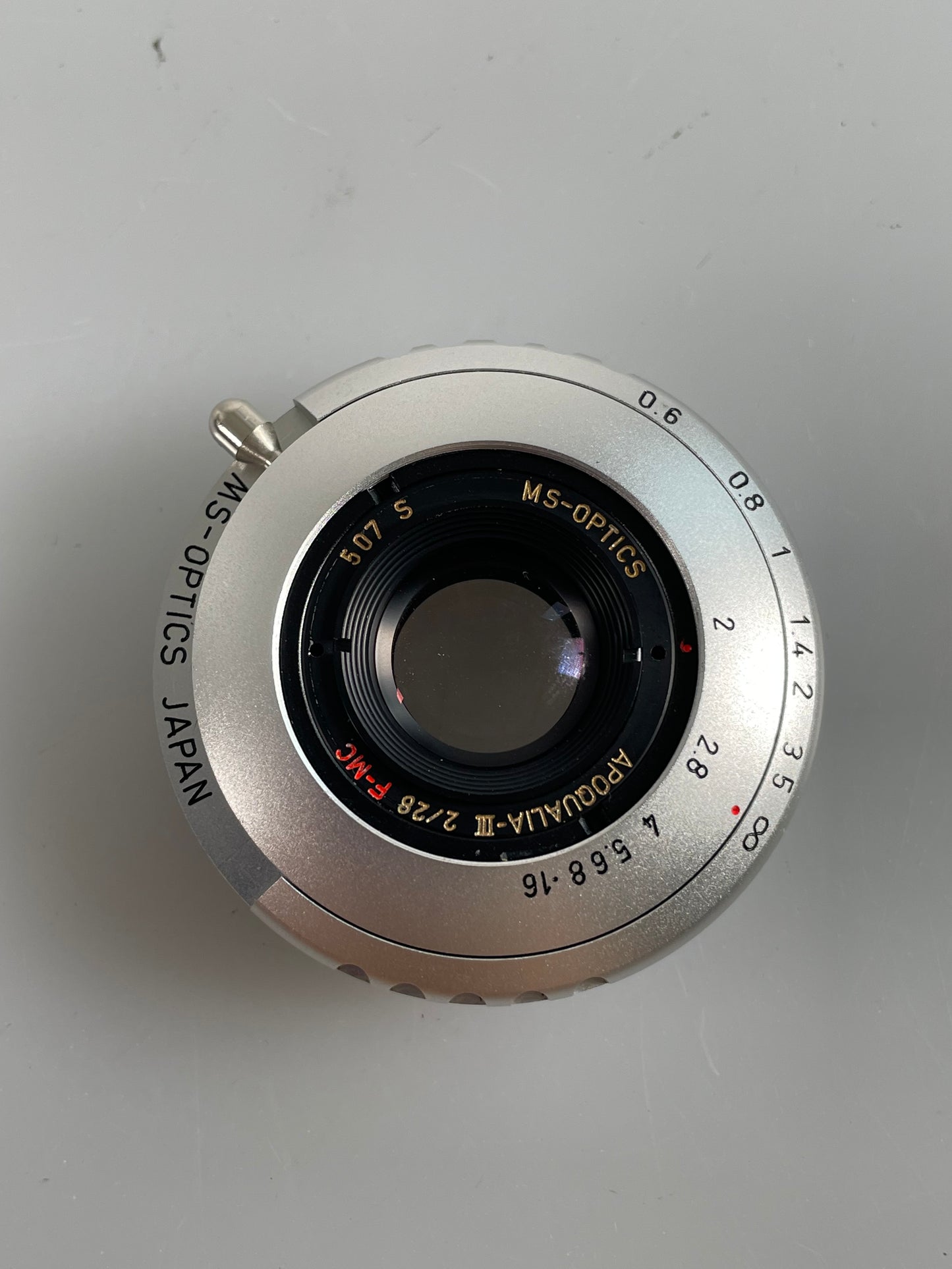 MS Optics Apoqualia III FM-C 28mm f2 507S silver chrome Leica M mount