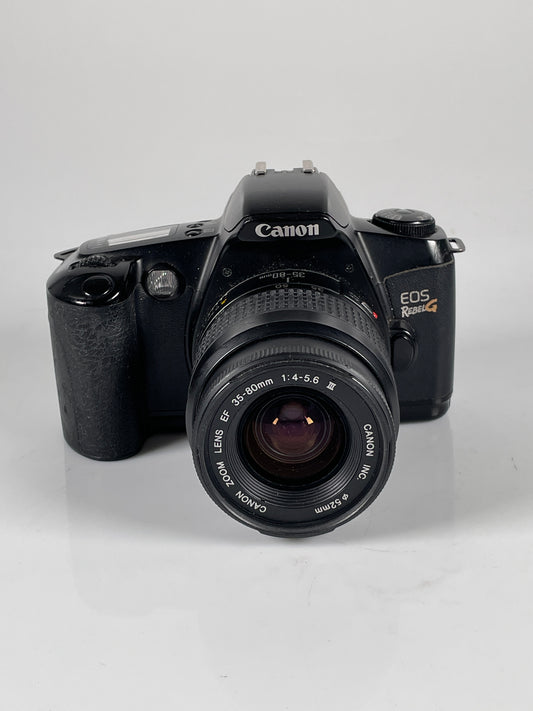 Canon EOS Rebel G 35mm SLR Film Camera kit with 35-80mm USM lens