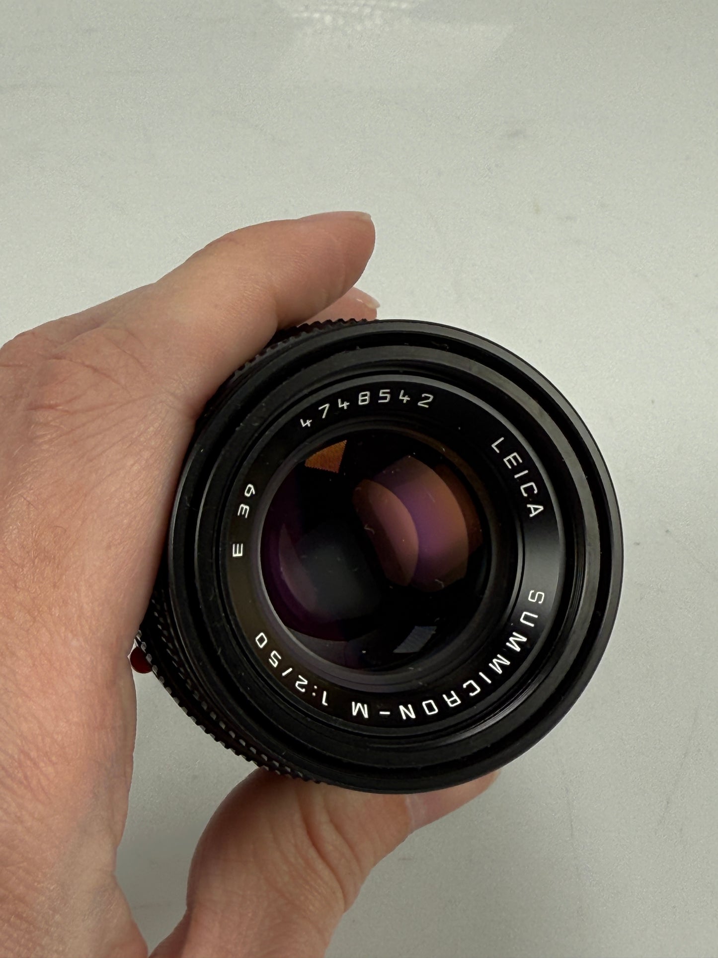 Leica Summicron M 50mm f2 V5 E39 11826 Rangefinder Lens