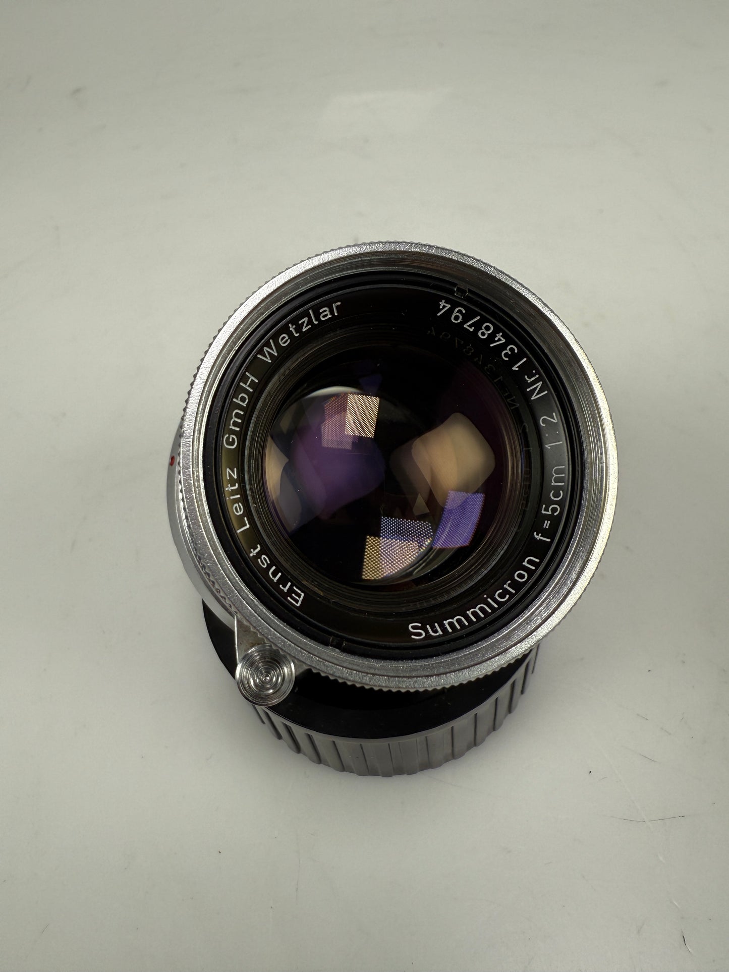 Leica 50mm f2 Summicron Radioactive M mount Rangefinder Lens
