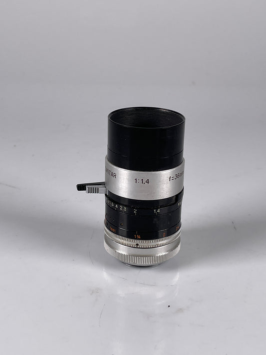 Kern-Paillard 36mm f1.4 Macro-Switar Lens for H8 RXBolex