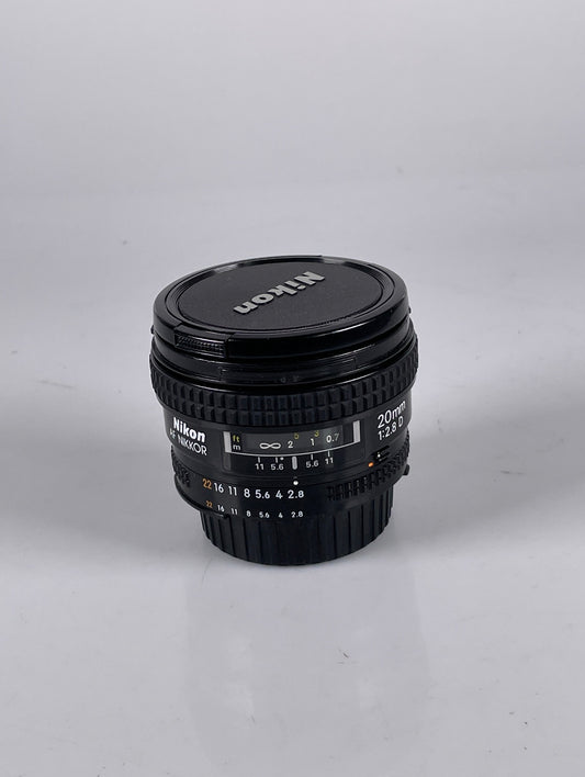 Nikon Nikkor AF 20mm F2.8 D Lens