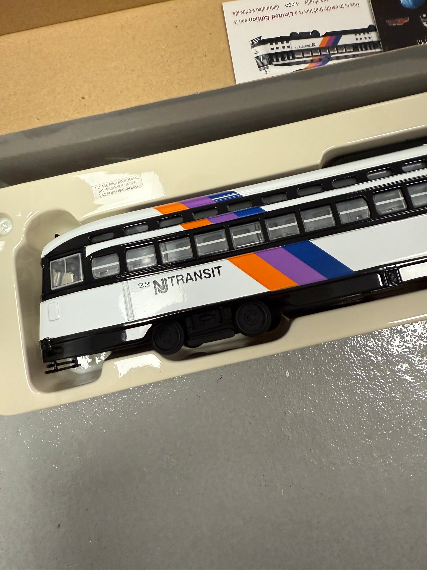 Corgi Bus Lines PCC car New Jersey Transit limited edition of 4000