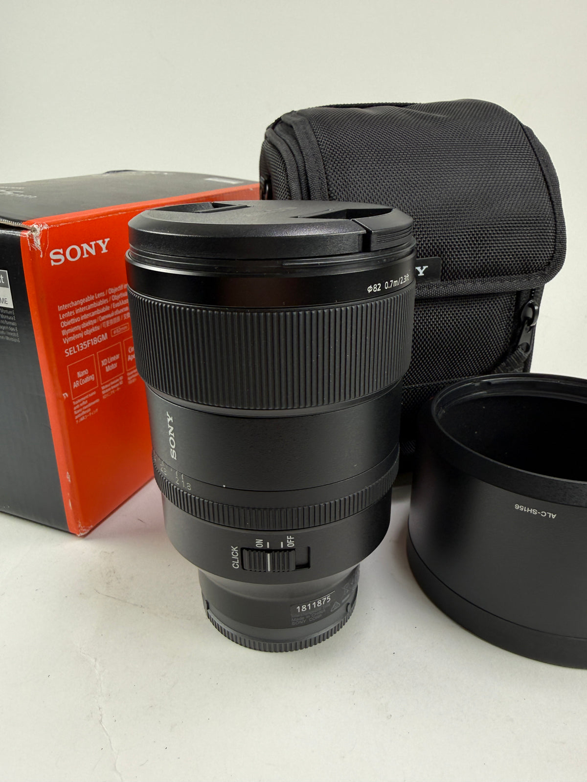 Sony FE 135mm F1.8 GM Telephoto Lens for Sony E Mount (SEL135F18GM)