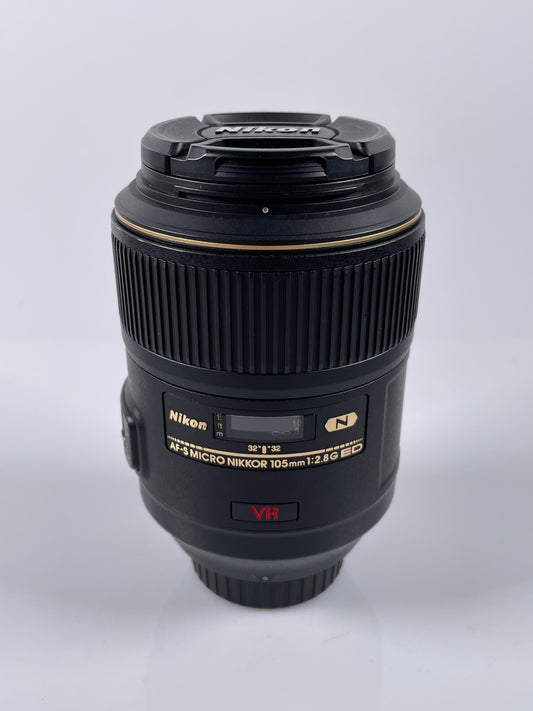 Nikon Nikkor AF-S 105mm f2.8 G VR Micro IF ED Lens AFS
