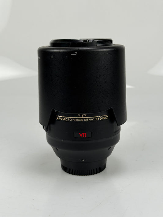 Nikon Nikkor AF-S 105mm f2.8 G VR Micro IF ED Lens AFS
