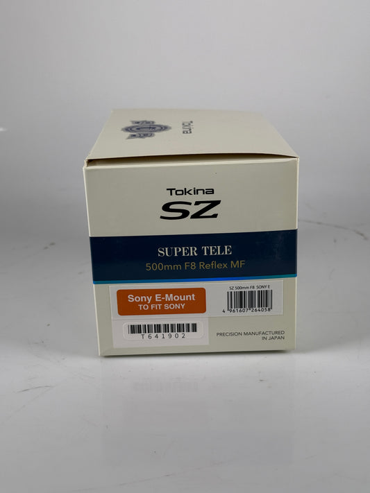 Tokina SZ 500mm F8 Reflex Manual Focus Lens Sony E Mount
