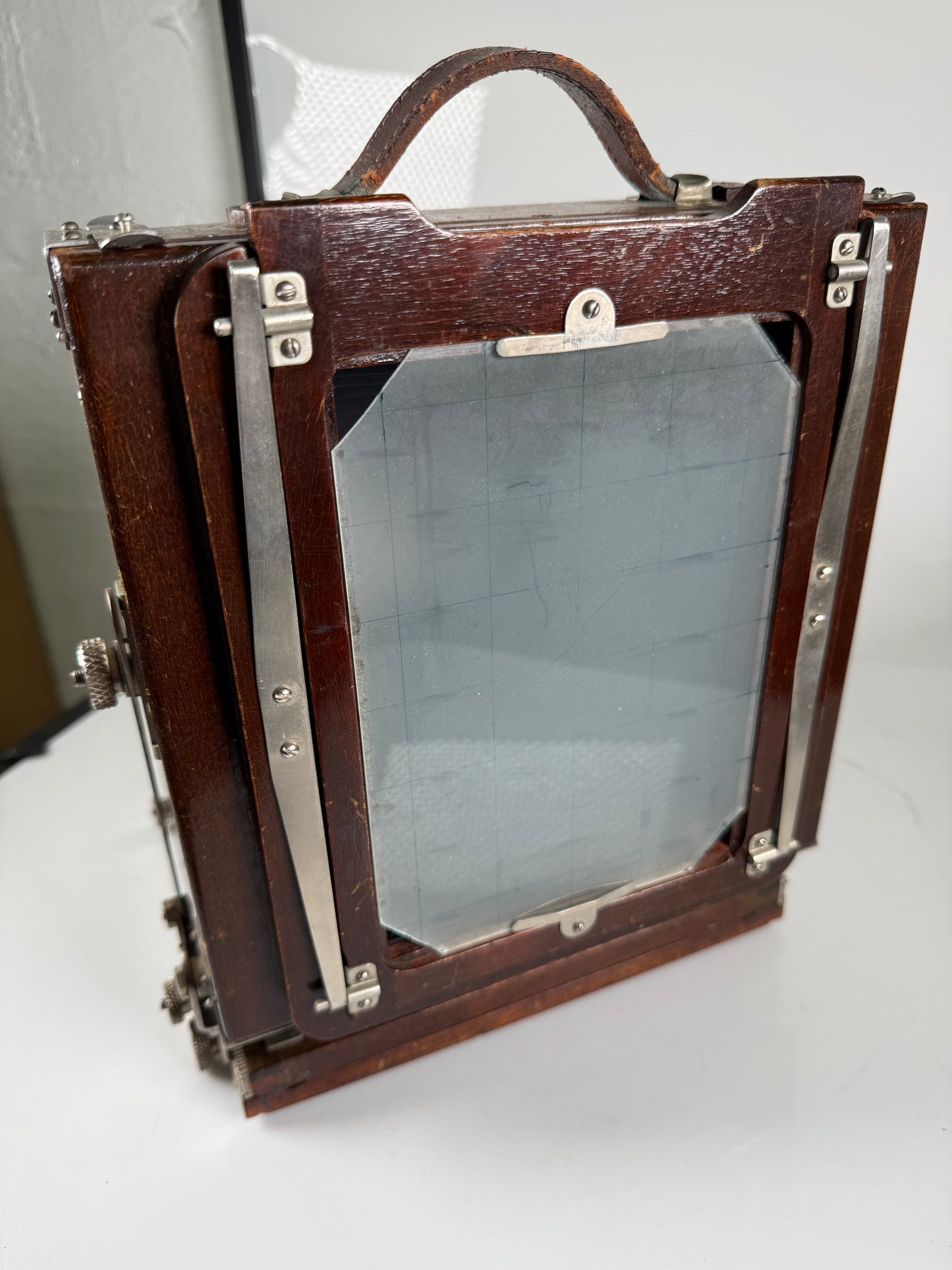 Deardorff 5X7 Large Format Film Wooden Camera Body with 4X5 Reducing Back