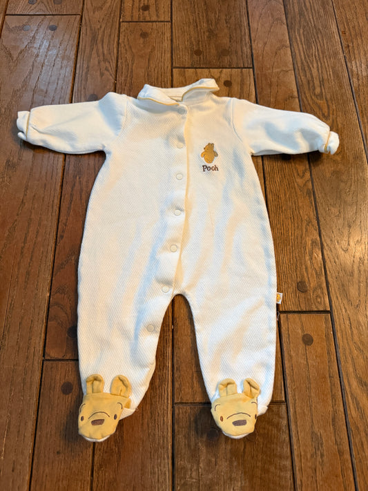 Vintage Classic Pooh Winnie The Pooh One Piece 6 months (12-17 lbs) RARE Disney