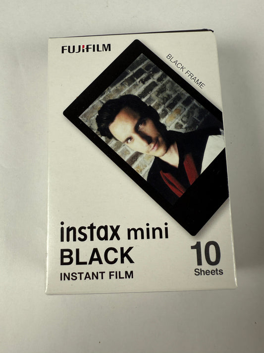 Fujifilm Instax Mini Black Film - 10 Exposures - 2025
