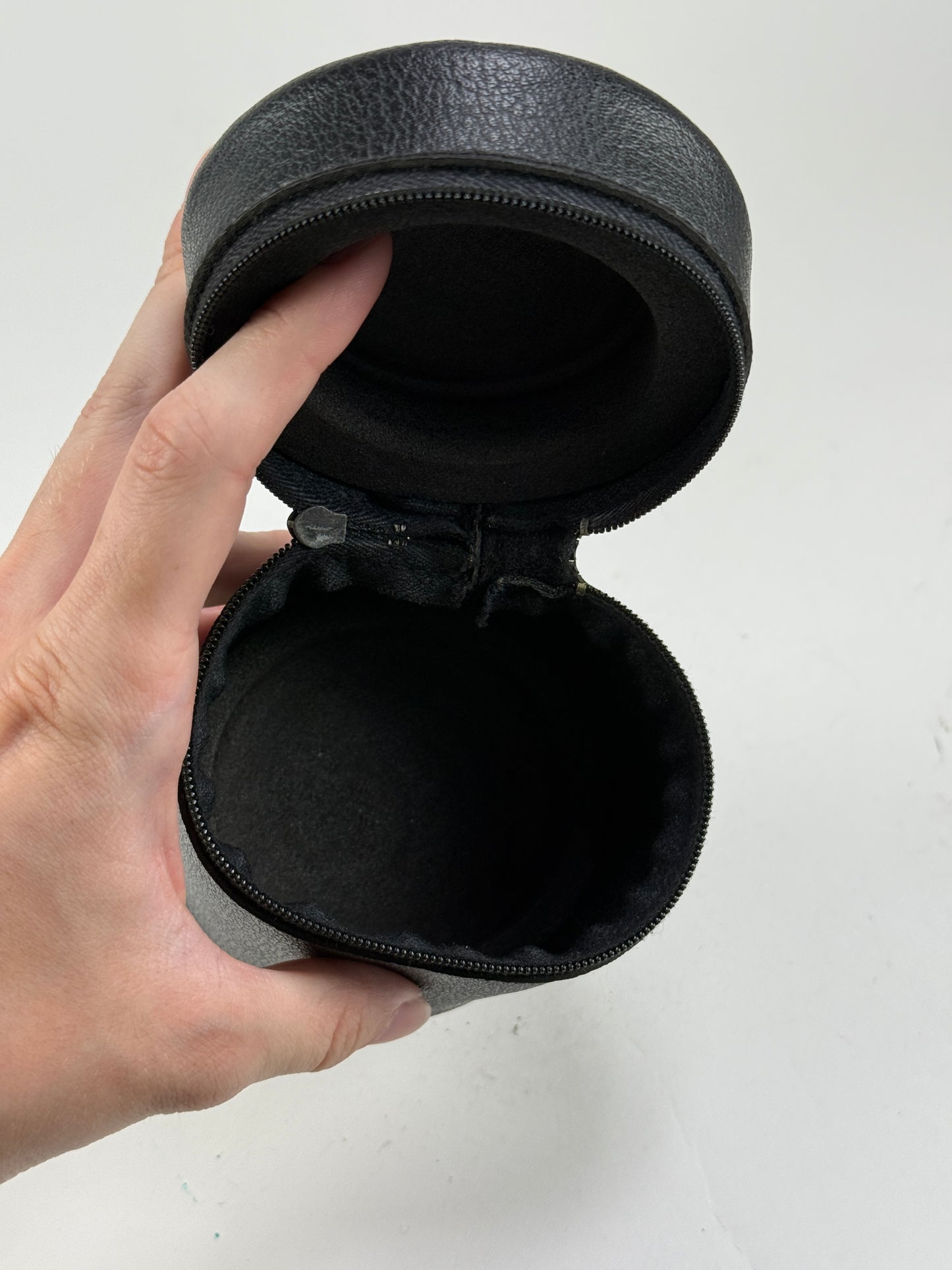 Leica E. Leitz Black Leather Lens Case for R lens