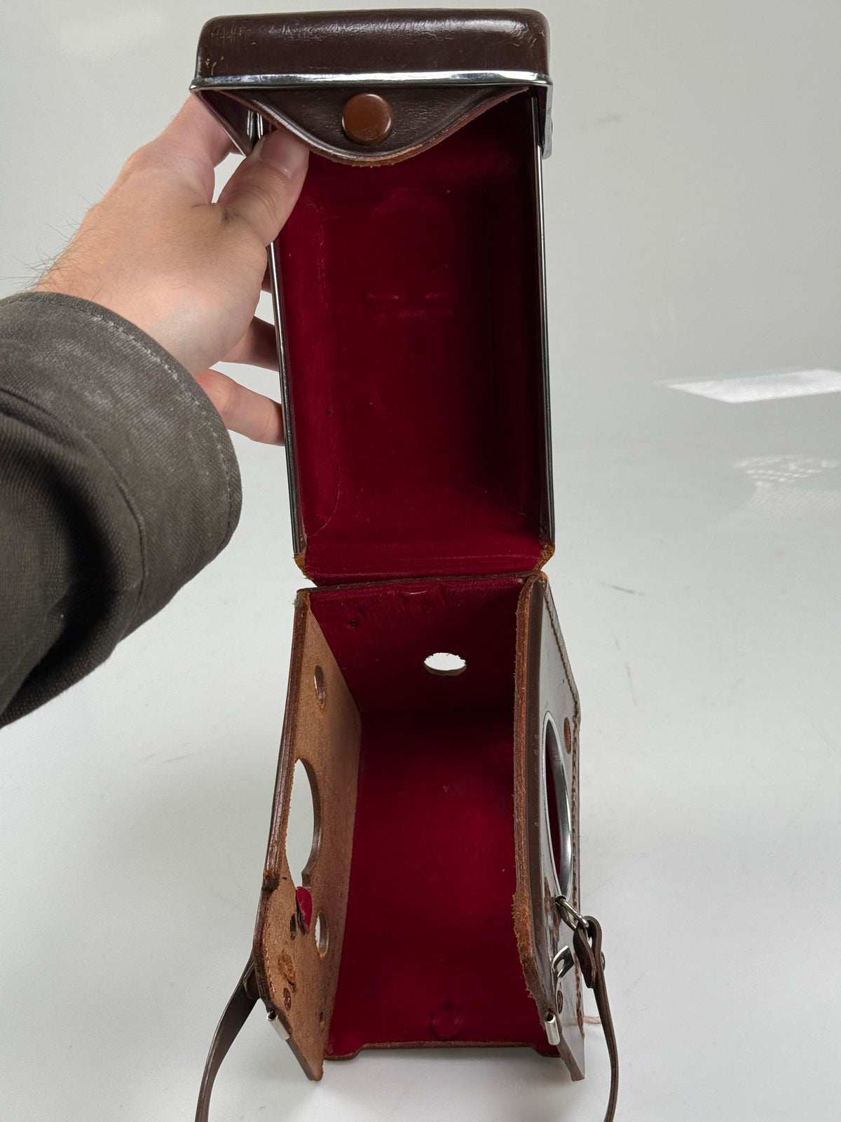 Yashica Mat TLR Camera Leather Case brown