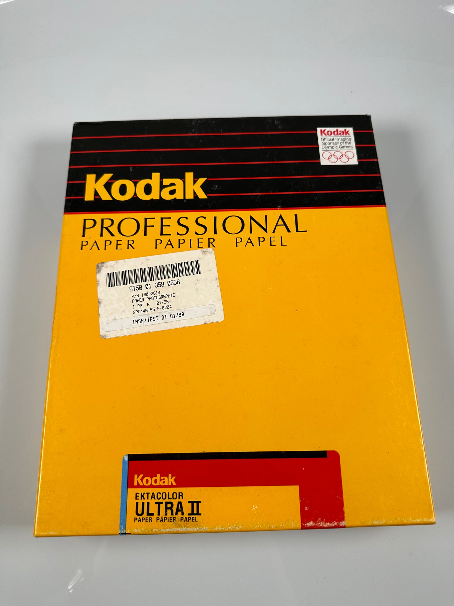 Kodak Ektacolor Ultra II Color Printing Paper 100 Sheets 8x10 Sealed 2839