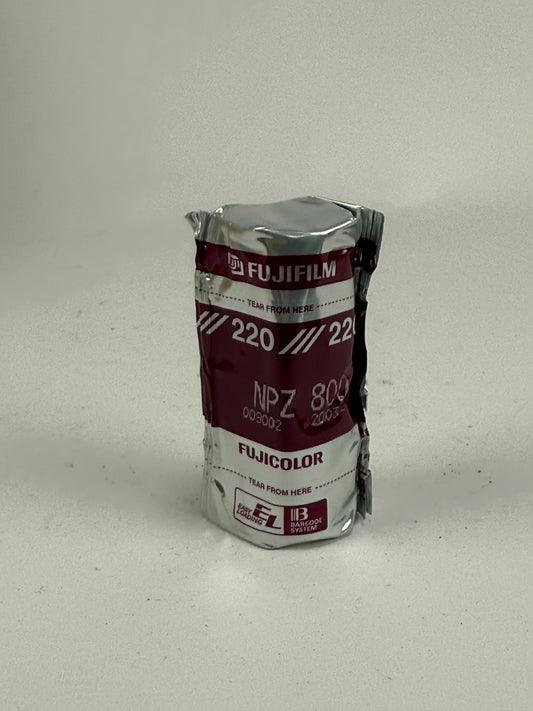 Fuji Fujifilm color 220 film NPZ 800 1 roll expired 2003