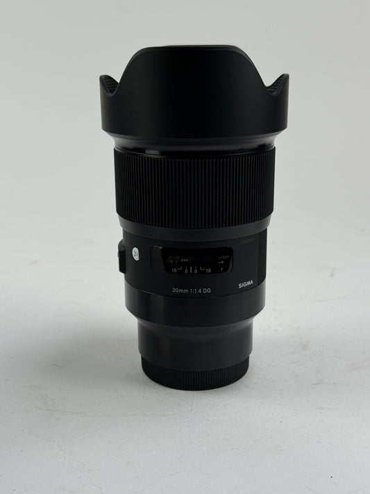 Sigma AF 20mm f1.4 DG HSM Art 015 Lens Sony E mount