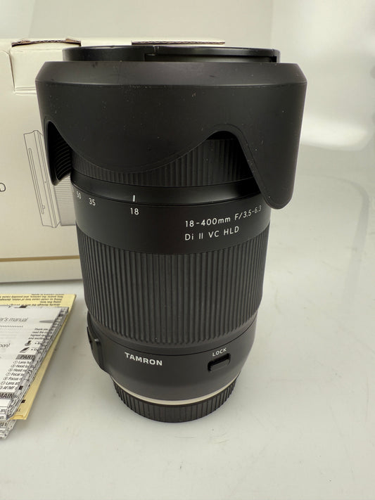Tamron B028 18-400mm f3.5-6.3 Di II VC HLD Lens for Canon EF Mount