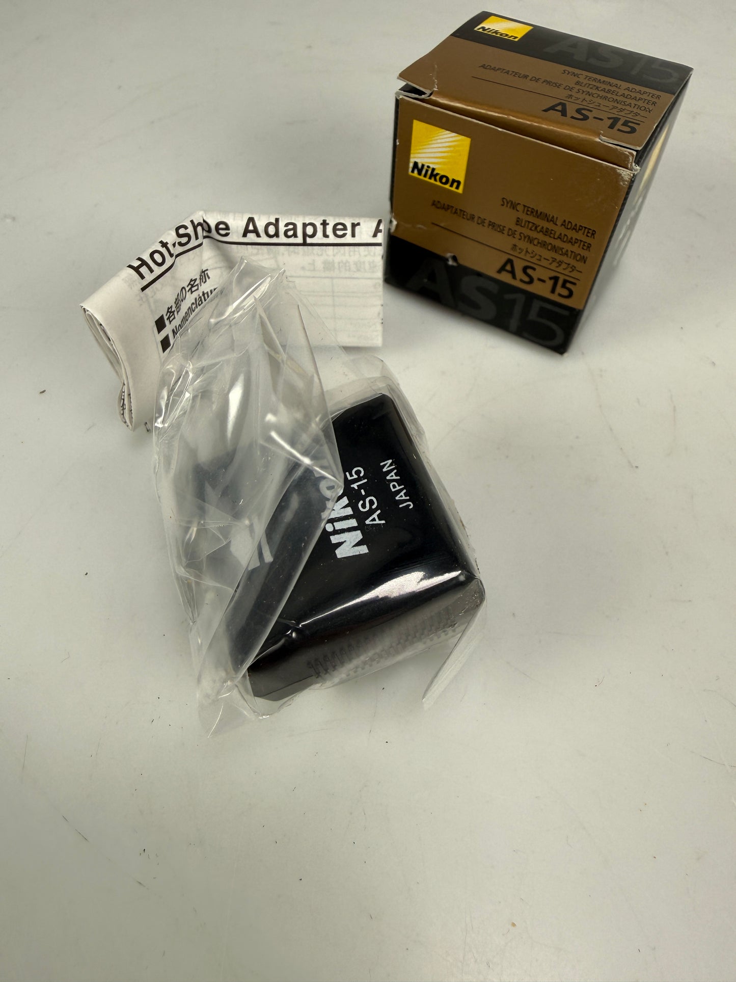 Nikon AS-15 Sync Terminal Adapter Hot Shoe to PC