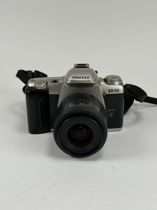 Pentax ZX 35mm SLR Camera Kit w/ 35-80mm and 80-200mm lens