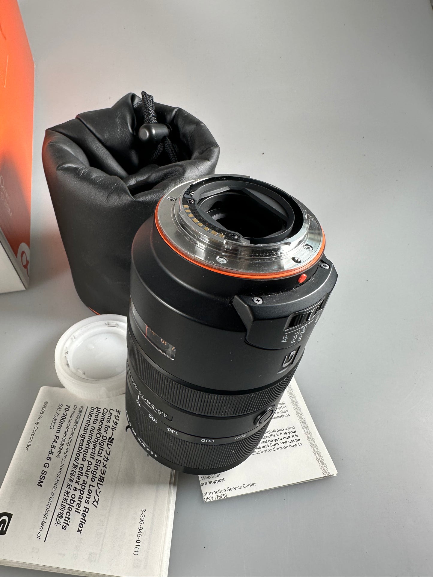 Sony A 70-300mm F4.5-5.6 G SSM Alpha Mount Autofocus Telephoto