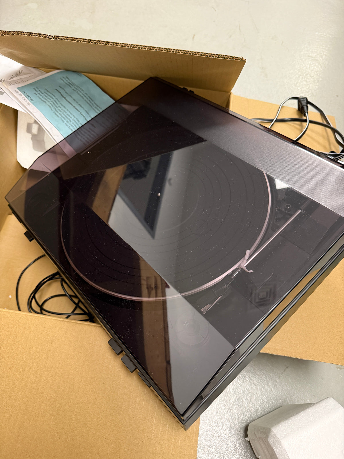 Sony PS-LX300USB Stereo Turntable System Record Player USB