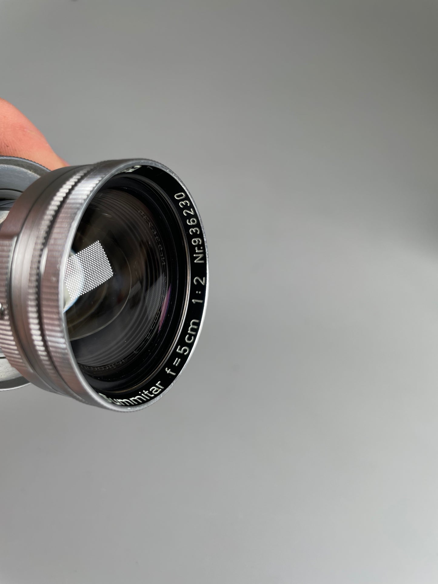 Leica Summitar 5cm f2 Ltm screwmount rangefinder lens Chrome