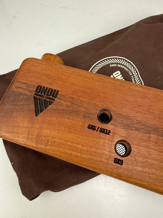 Ondu 6x6 6x12 6x9 Pinhole Camera medium format wooden
