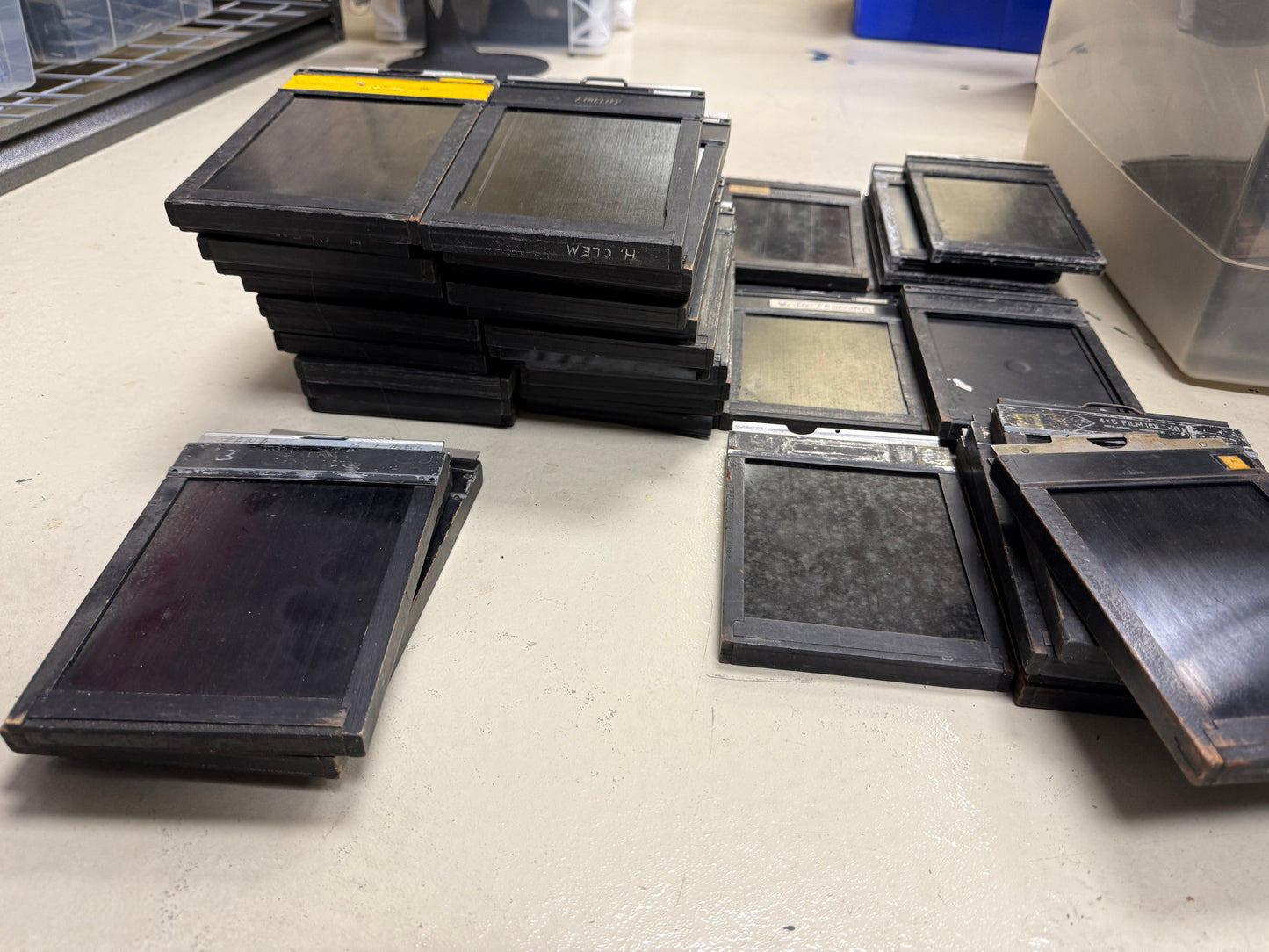 Lot of 45 Vintage 4x5" Cut Film Holders fidelity, Agfa, ansco, etc