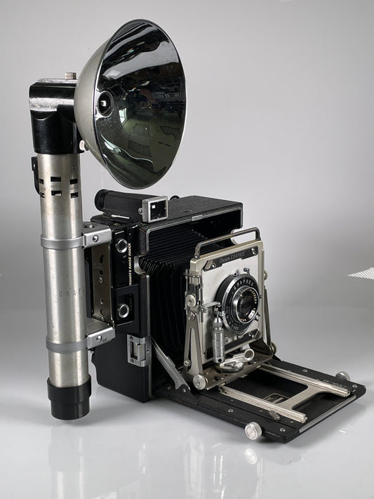 Graflex Crown Graphic 4x5 Kit with Optar 135mm f4.7 lens
