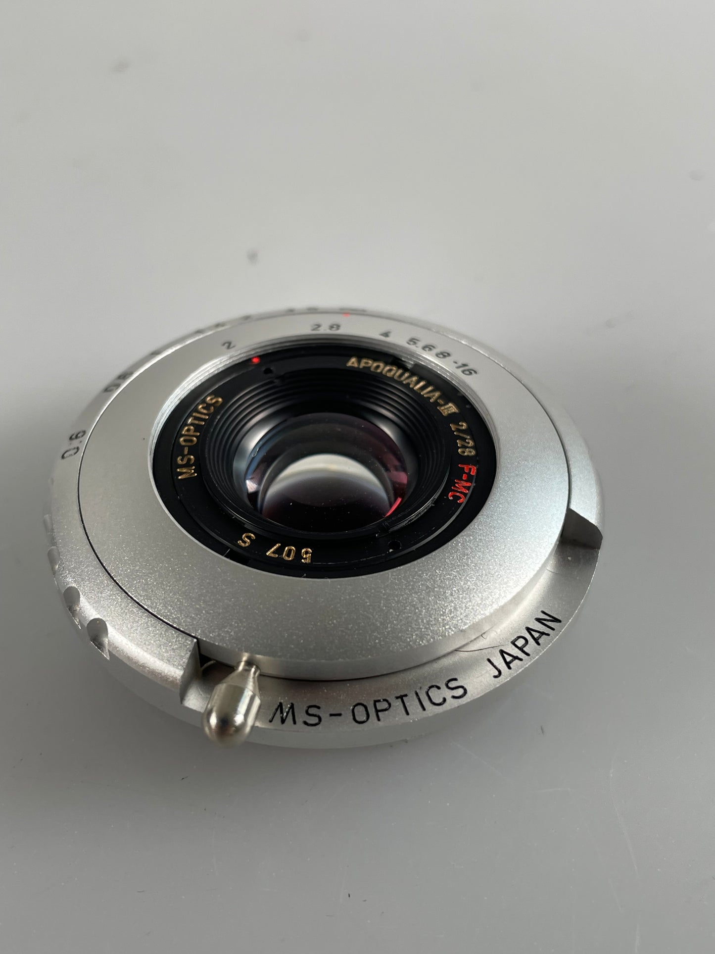 MS Optics Apoqualia III FM-C 28mm f2 507S silver chrome Leica M mount