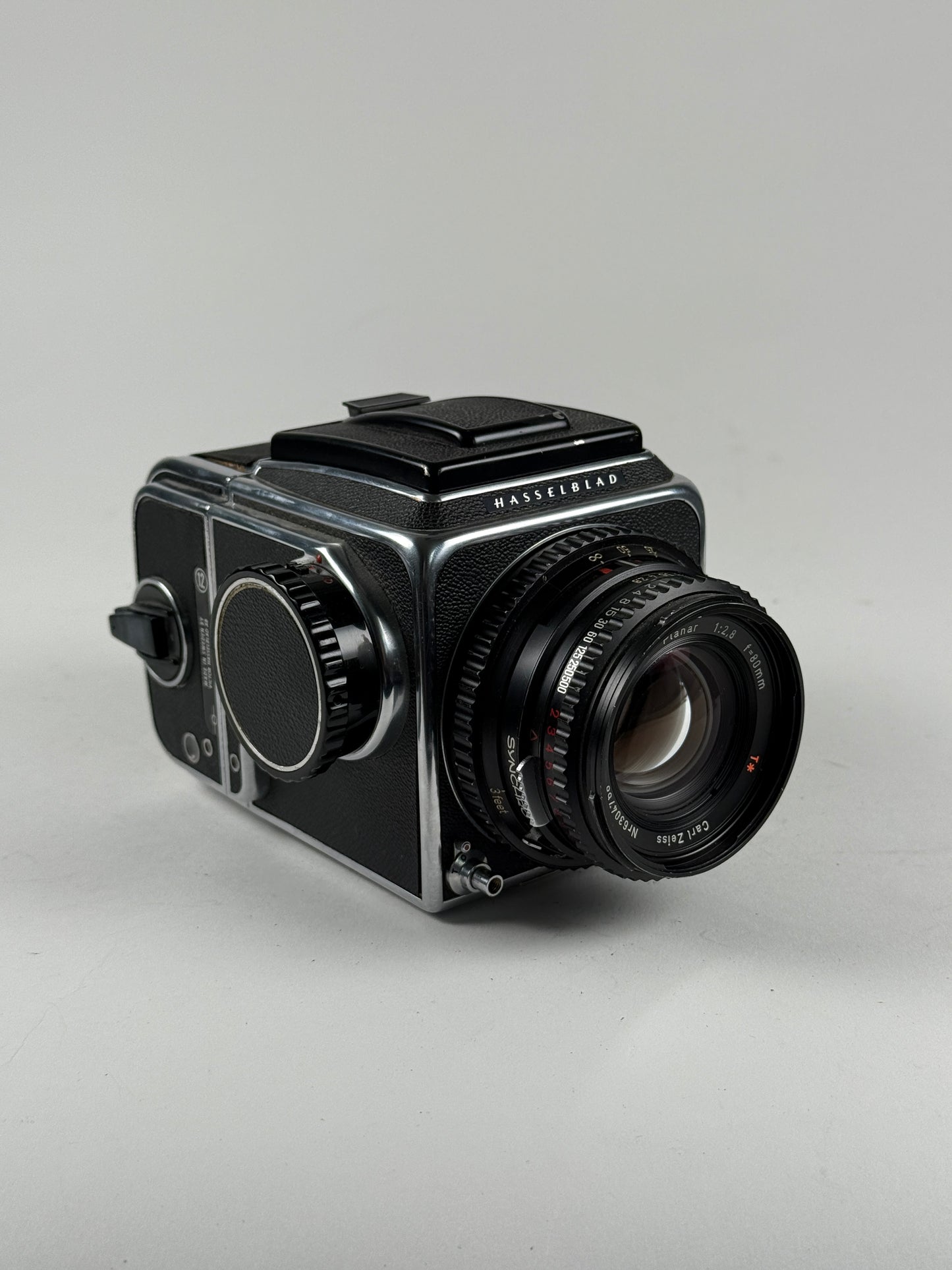 HASSELBLAD 500CM 500C/M CAMERA 80MM F2.8 A12 w/ WLF