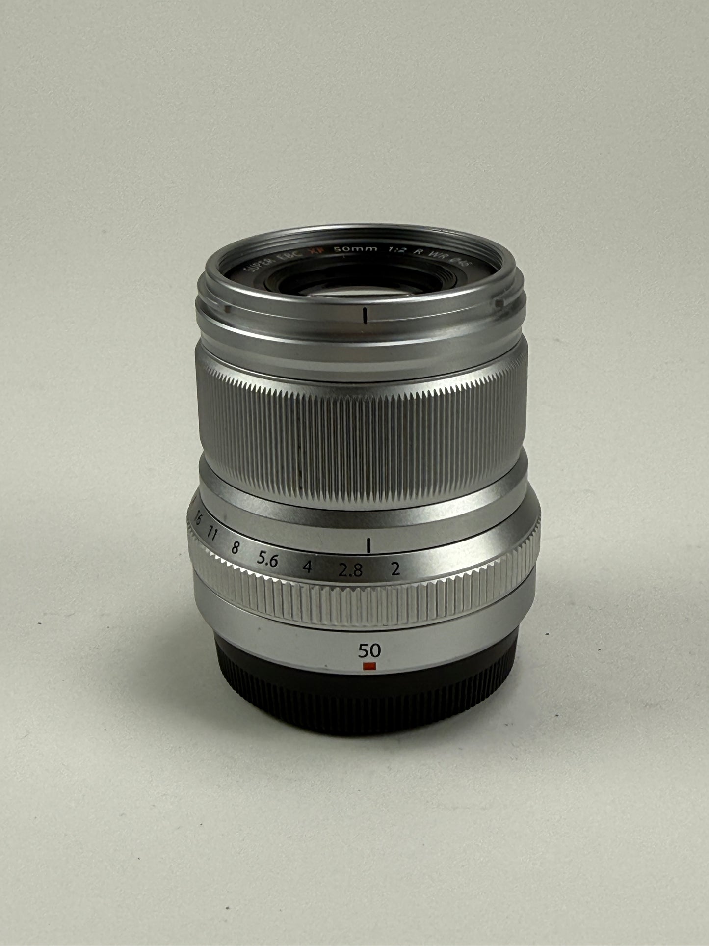 Fuji Fujifilm XF 50mm f2 R WR Lens X Mount Silver