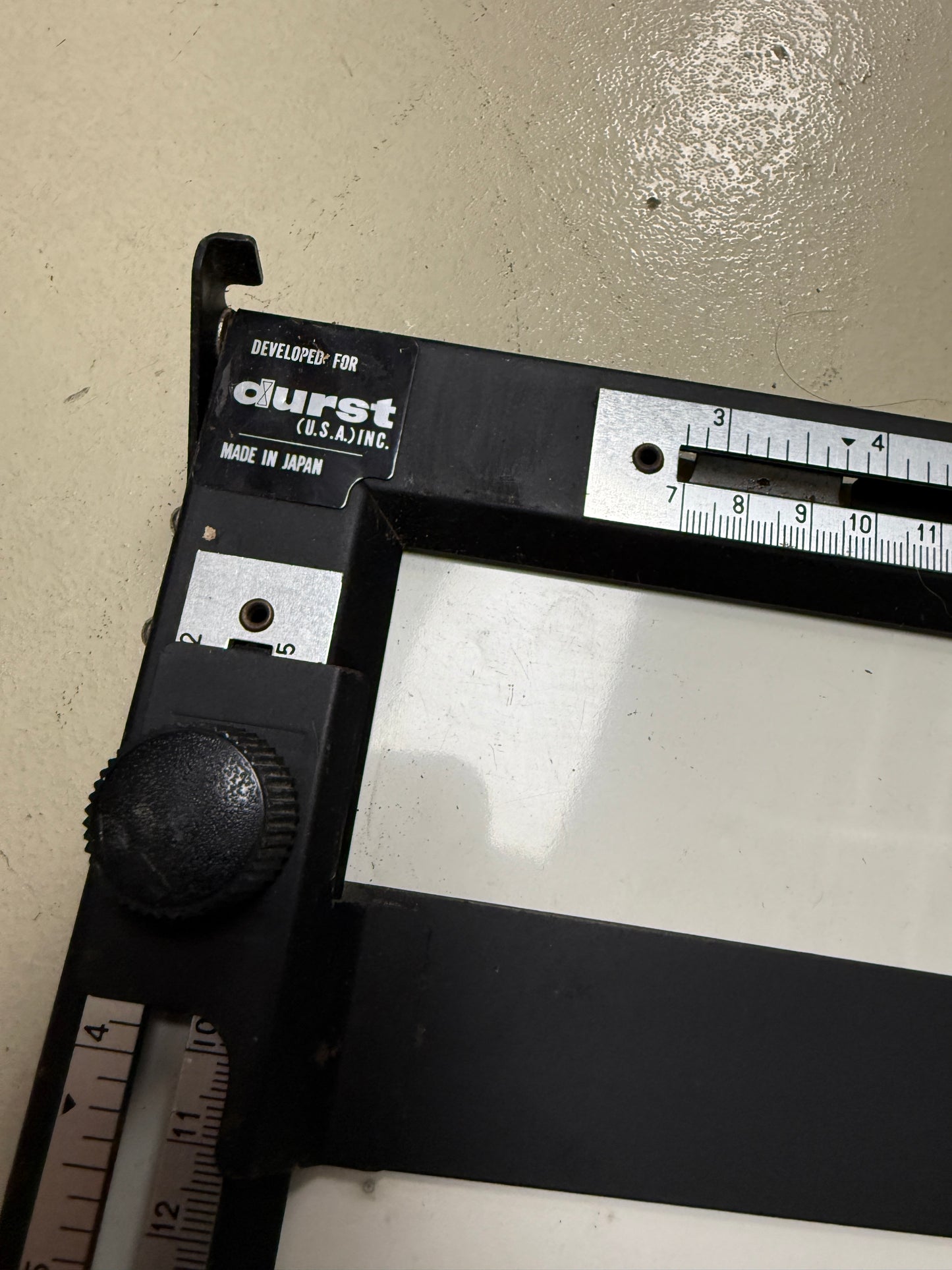 Durst Vintage Darkroom Photo Printing Easel 8x10 Adjustable Blades