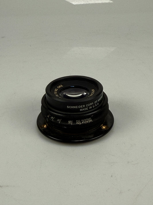 Schneider Goerz Apochromat Artar 8.25 8 1/4 inch F9 Lens - Red Dot