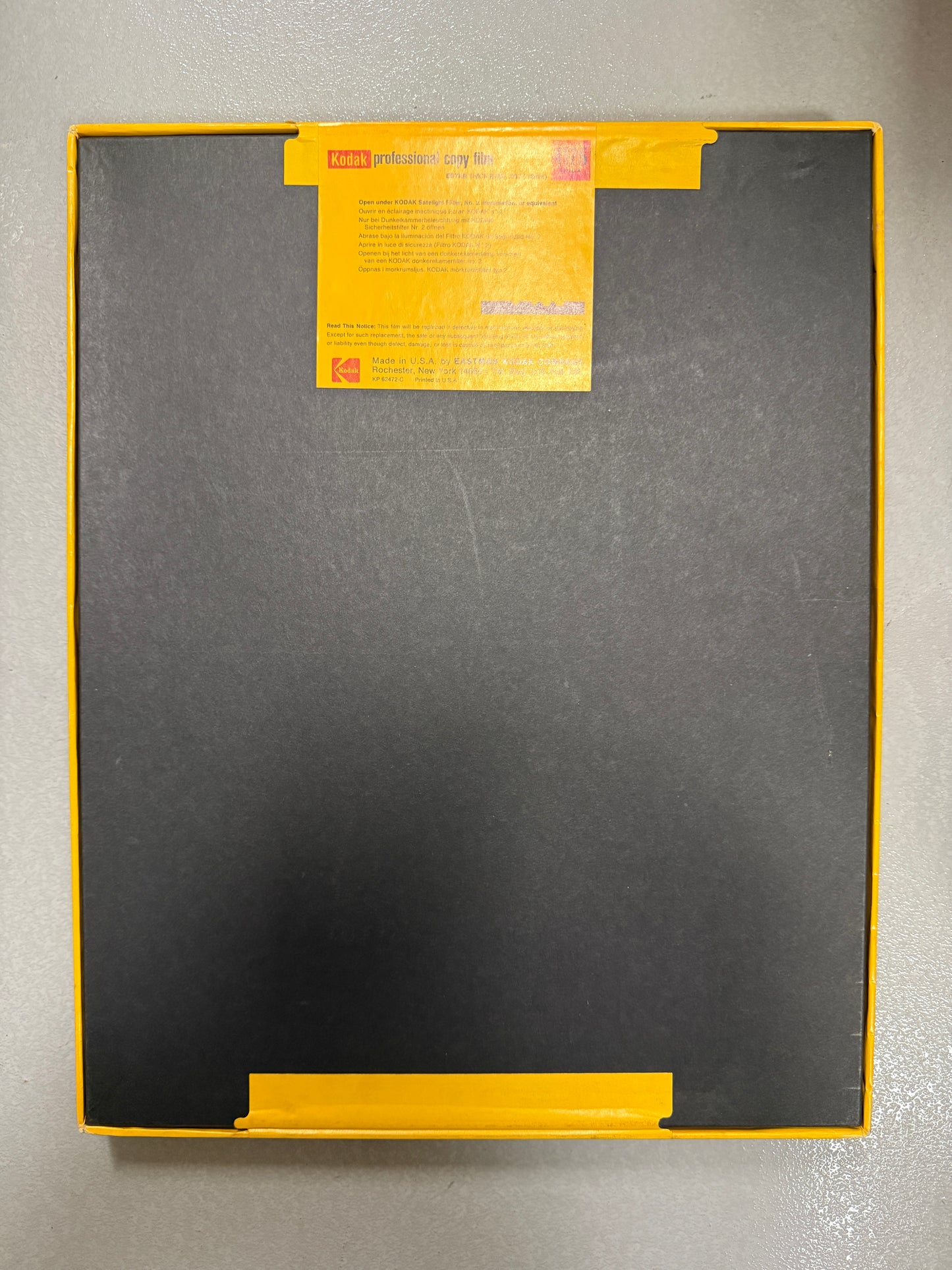 Expired 11x14 KODAK 4125 Professional Copy Large Format Film 25 Sheets 1980