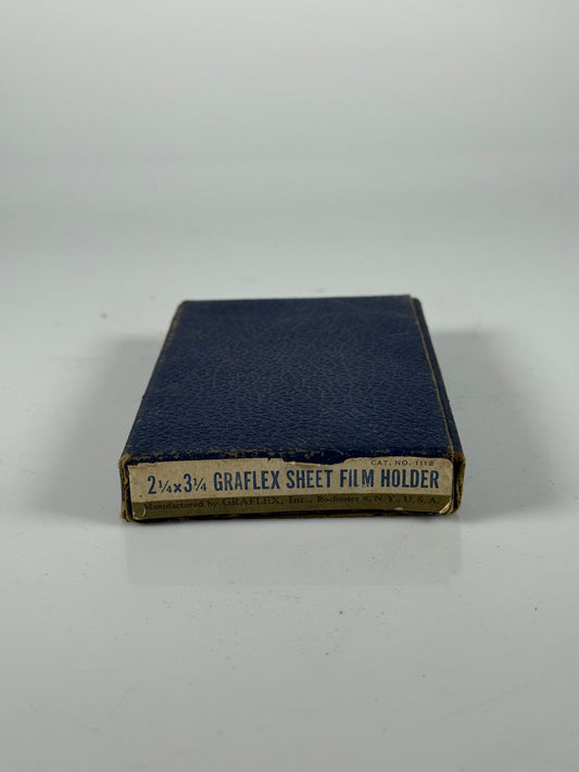 Genuine Folmer Graflex Graphic SLOTTED 2 1/4 x 3 1/4 2x3 film holder