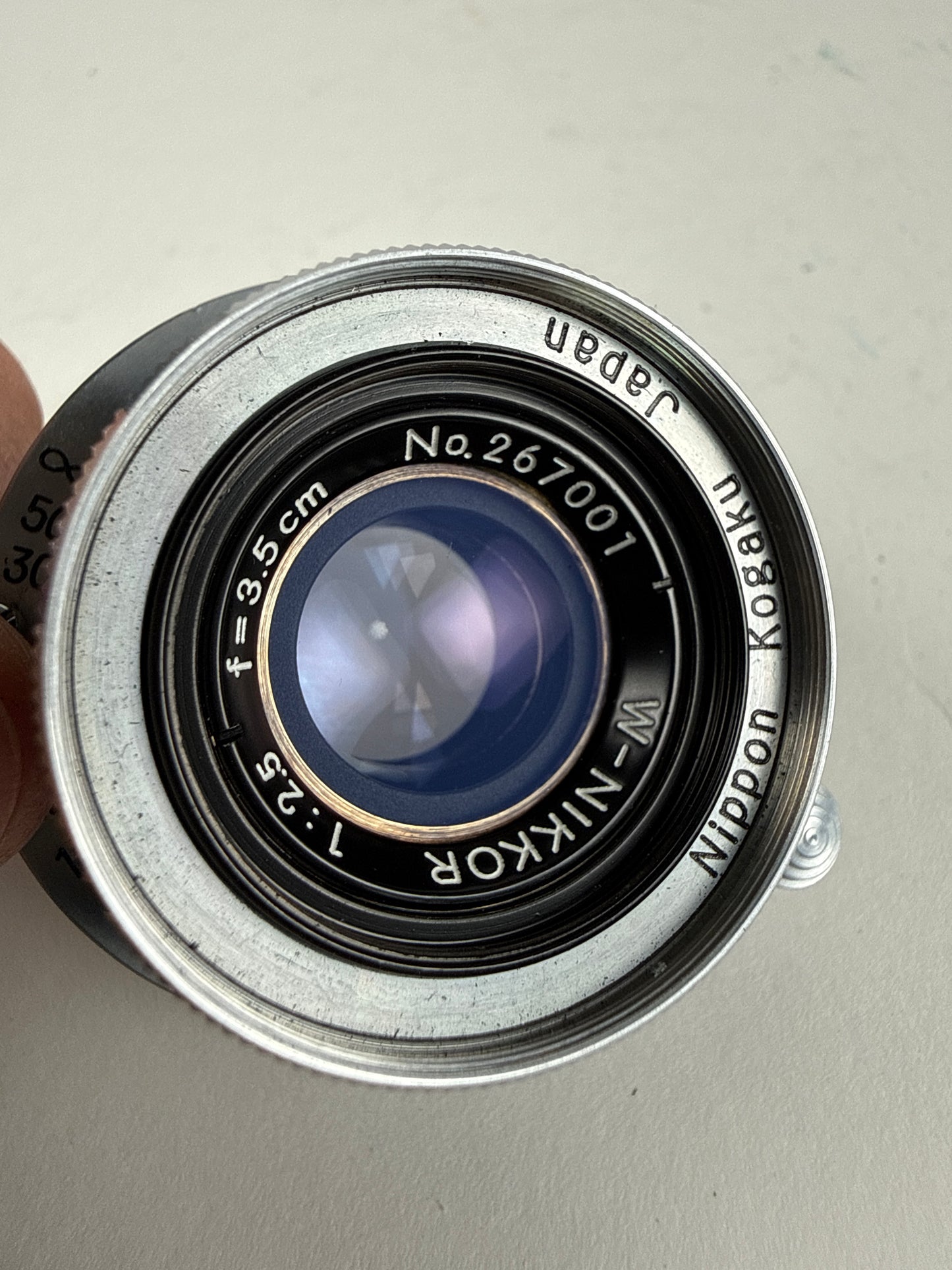 NIKON W-Nikkor 35mm 3.5cm F2.5 Leica L39 LTM Lens Rangefinder Black belt